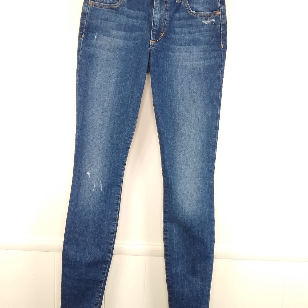 Joe's Jeans 23 Skinny Raw Hem Distressed New